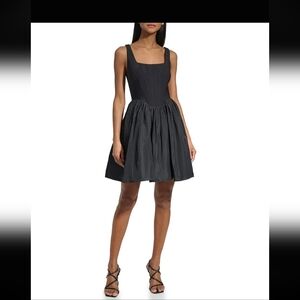 Mini black dress Waits 36